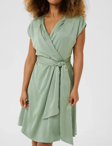 Rochie scurta Cream, verde