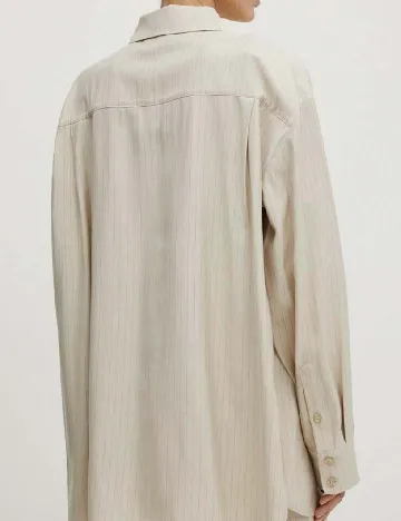 Camasa Oversize Gestuz, bej Crem