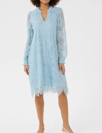 Rochie scurta Culture, albastru Albastru