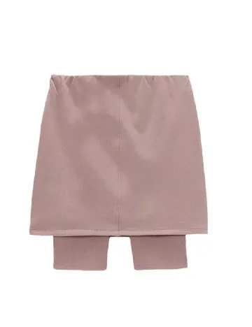 Fusta pantalon Zara, roz pudra Roz