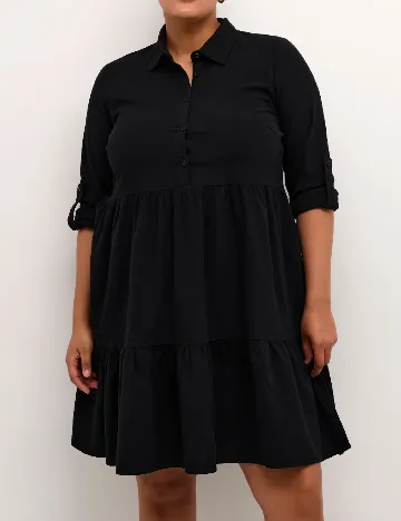 Rochie scurta Kaffe Curve, negru