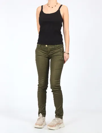 Pantaloni Bershka, verde
