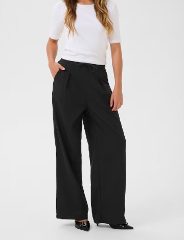 Pantaloni Kaffe, negru