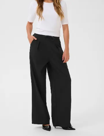 Pantaloni Kaffe, negru