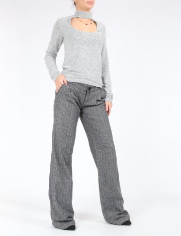 Pantaloni Bershka, gri