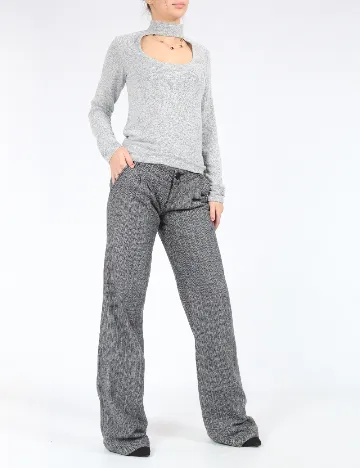 Pantaloni Bershka, gri