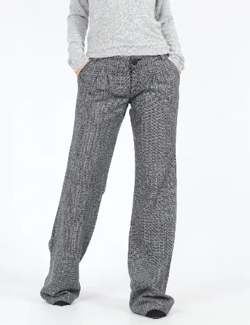 Pantaloni Bershka, gri