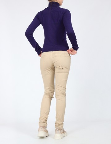 Pantaloni Bershka, crem