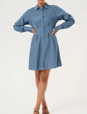 Rochie scurta Kaffe, albastru