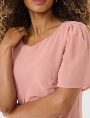 Rochie lunga Cream, roz