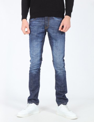 Blugi Bershka, albastru