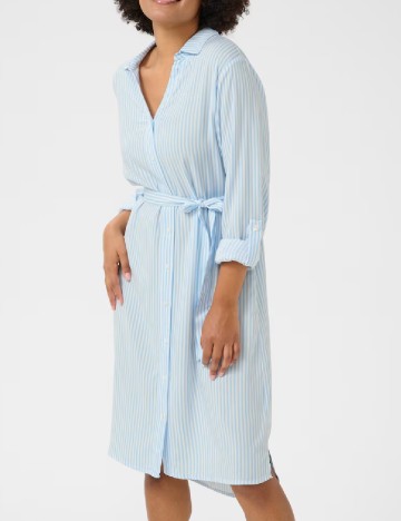 Rochie scurta Love Copenhagen, alb/albastru