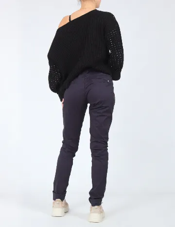 Pantaloni Bershka, bleumarin