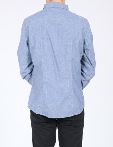 Camasa Bershka, albastru