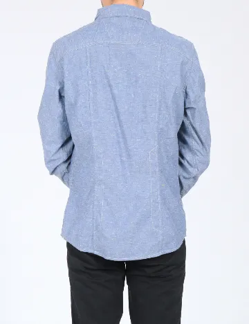 Camasa Bershka, albastru