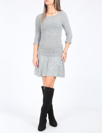 Rochie scurta Bershka, gri