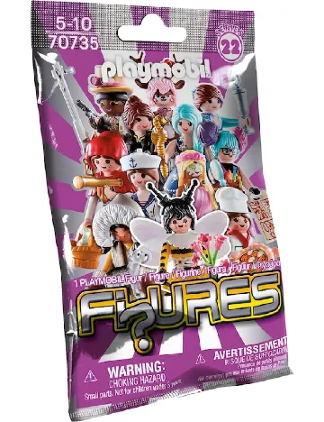 Figurina, seria 22 Playmobil, mix culori