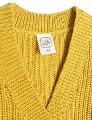 Cardigan Cool Club, galben Galben