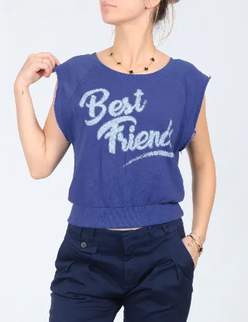 Vesta Bershka, albastru Albastru