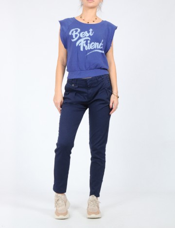 Vesta Bershka, albastru