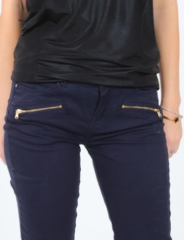 Pantaloni Bershka, bleumarin