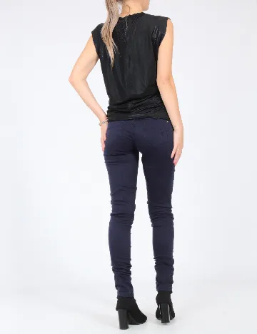 Pantaloni Bershka, bleumarin