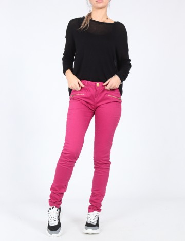 Pantaloni Bershka, magenta