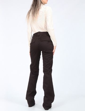 Pantaloni Zara, maro