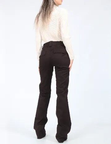 Pantaloni Zara, maro