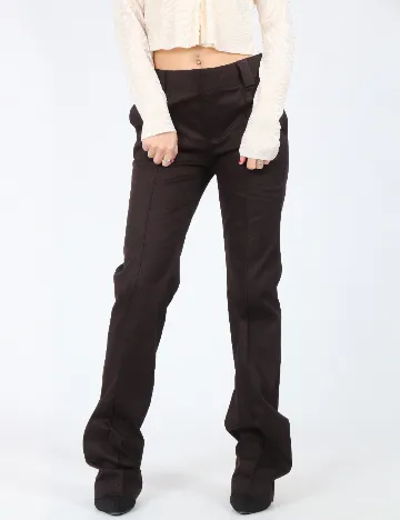 Pantaloni Zara, maro