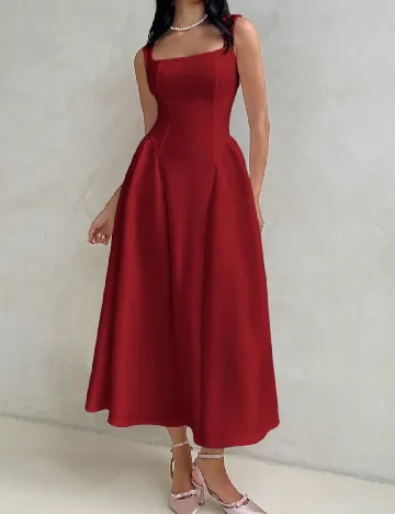 Rochie lunga SHEIN, rosu Rosu