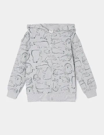 Hanorac Cool Club, gri Gri