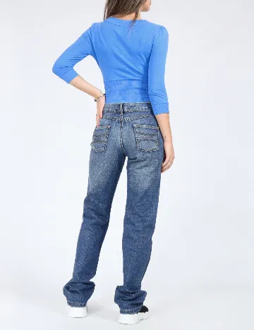 Bluza Zara, albastru Albastru