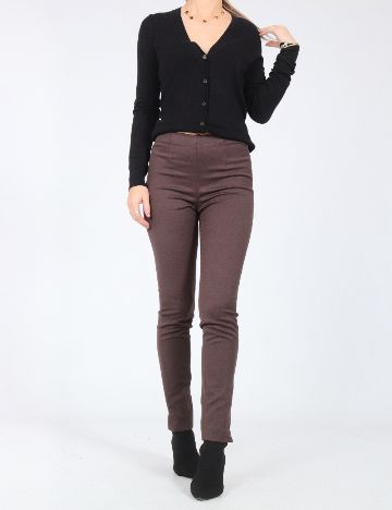 Pantaloni Zara, maro