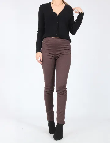 Pantaloni Zara, maro