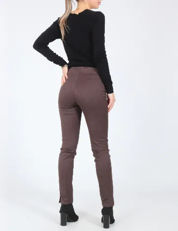 Pantaloni Zara, maro