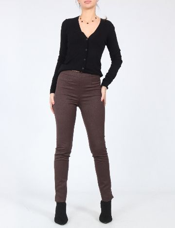 Pantaloni Zara, maro