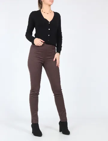 Pantaloni Zara, maro