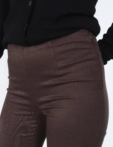 Pantaloni Zara, maro