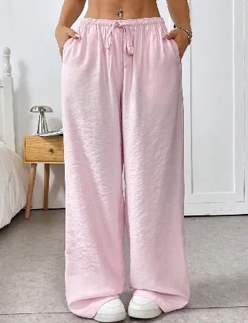 Pantaloni SHEIN, roz