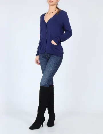 Cardigan Zara, albastru