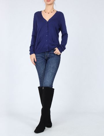 Cardigan Zara, albastru