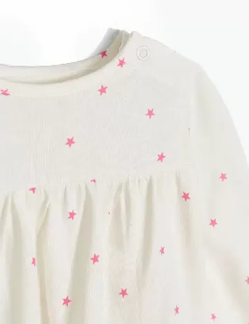 Compleu Cool Club, alb/roz