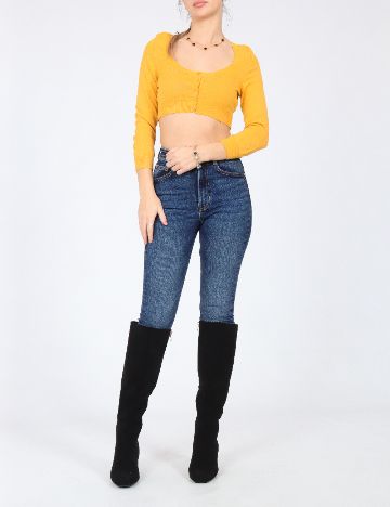 Cardigan Zara, galben