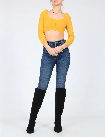 Cardigan Zara, galben