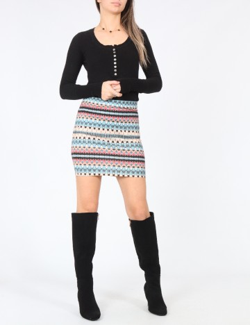 Fusta Bershka, mix culori