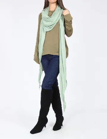 Esarfa Bershka, verde