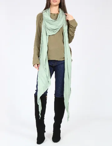 Esarfa Bershka, verde