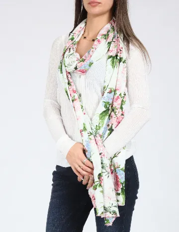 Esarfa Bershka, floral print Floral print