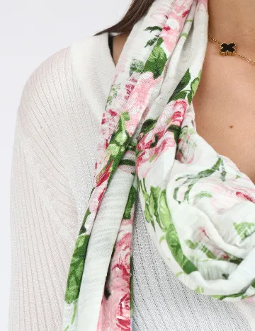 Esarfa Bershka, floral print Floral print